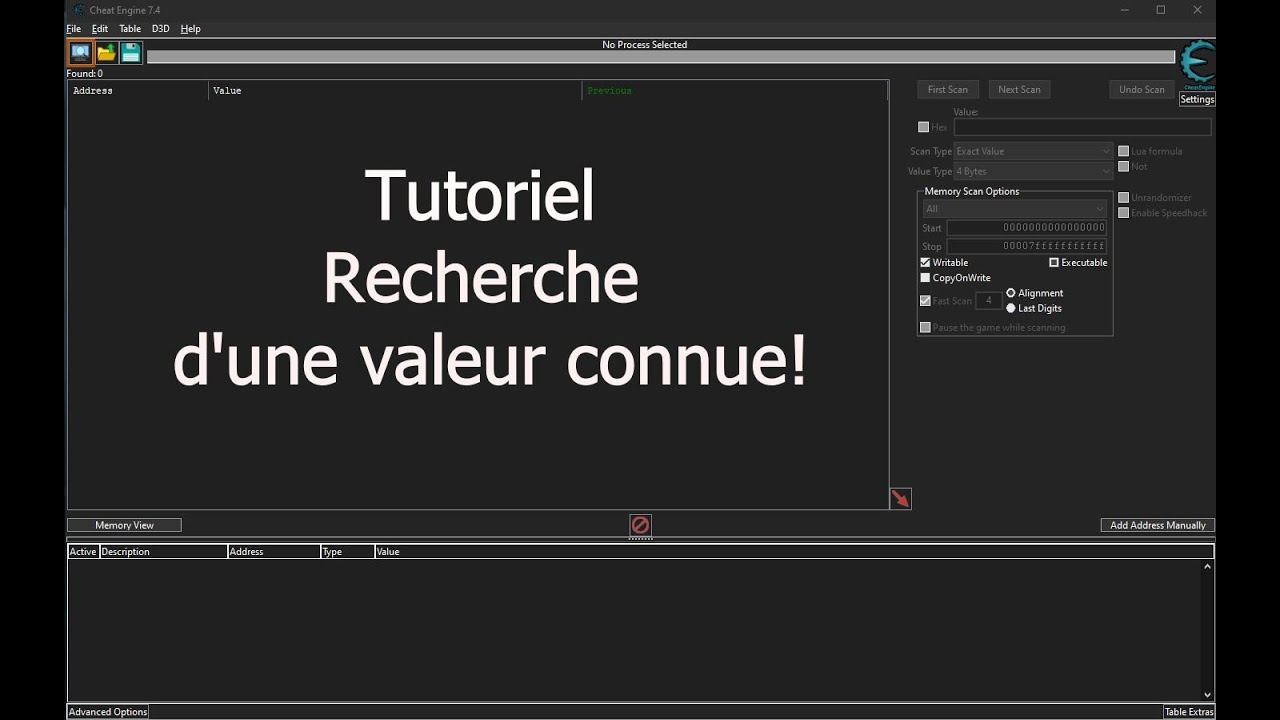 Cheat Engine : Tutoriel, recherche d'une valeur connue ! смотреть онлайн