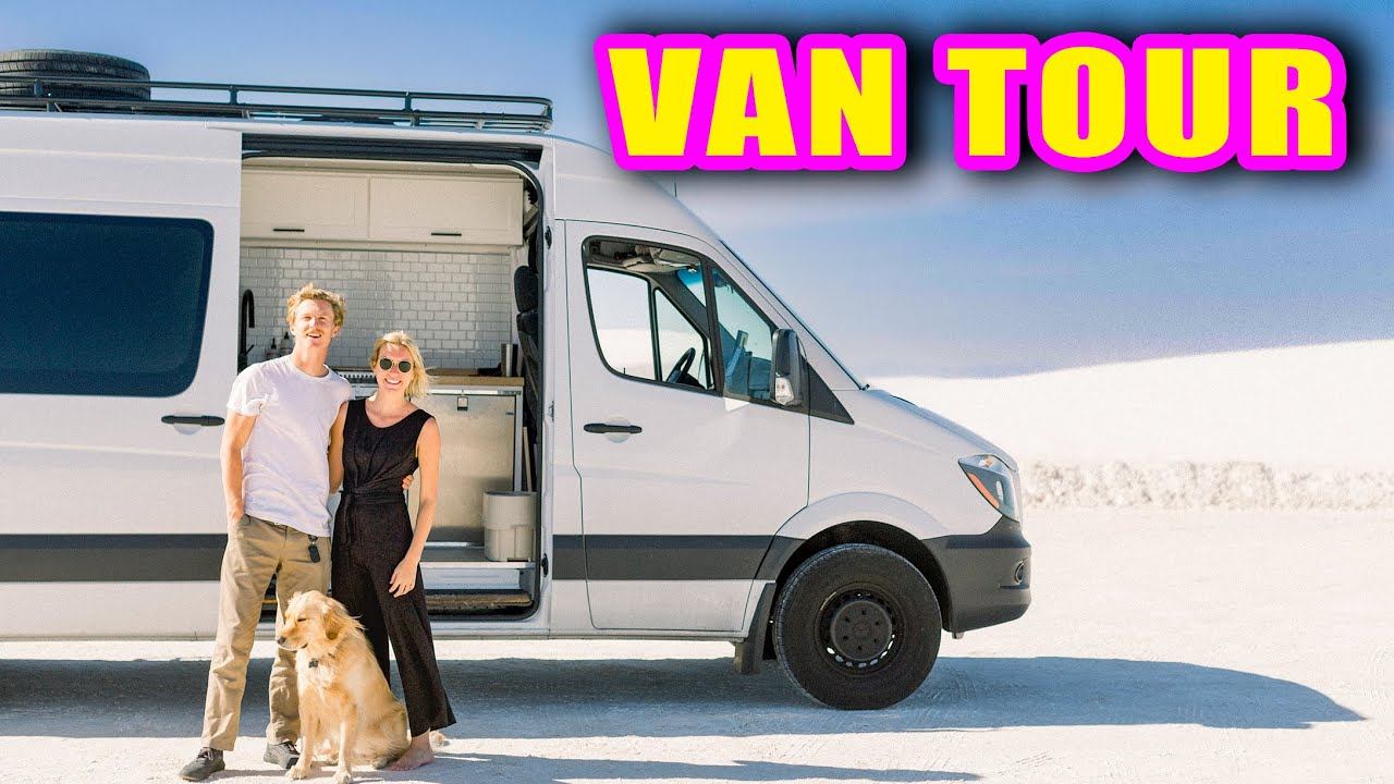 STEALTH VAN LIFE TOUR | 2 Surfboards Hidden Inside Beautiful Sprinter Conversion смотреть онлайн