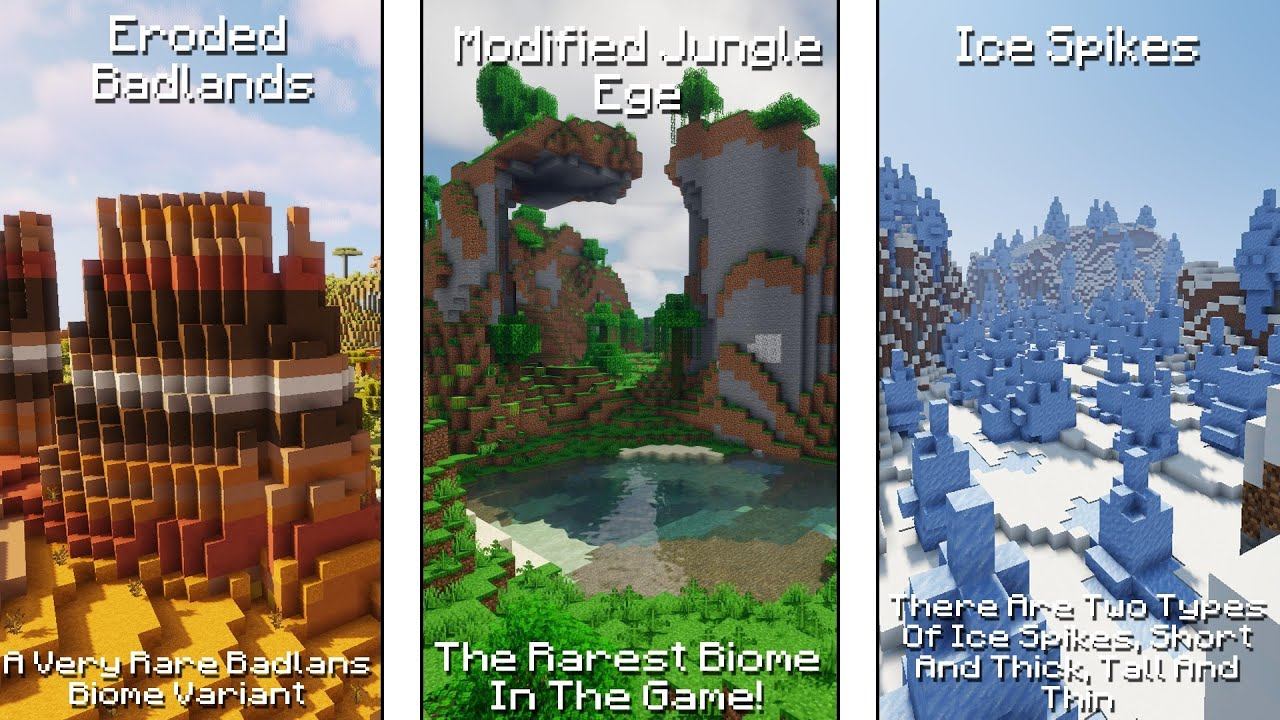 The Most Rare Biomes In Minecraft смотреть онлайн