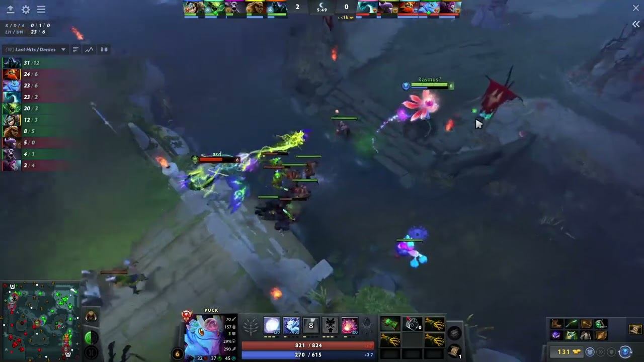 How to lane mid puck (Yopaj) vs viper - Dota 2 смотреть онлайн