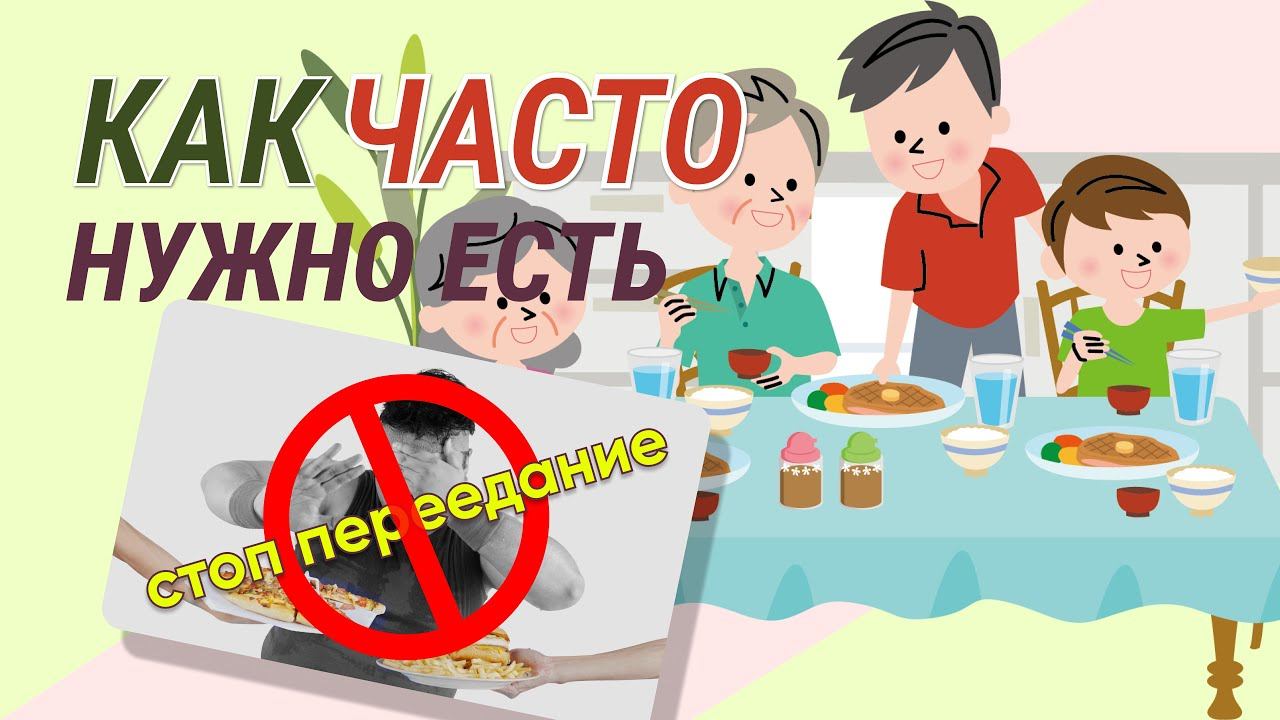 СКОЛЬКО РАЗ В ДЕНЬ НУЖНО ЕСТЬ? / 1 - 2 - 3 / КАК НЕ ПЕРЕЕДАТЬ? смотреть онлайн