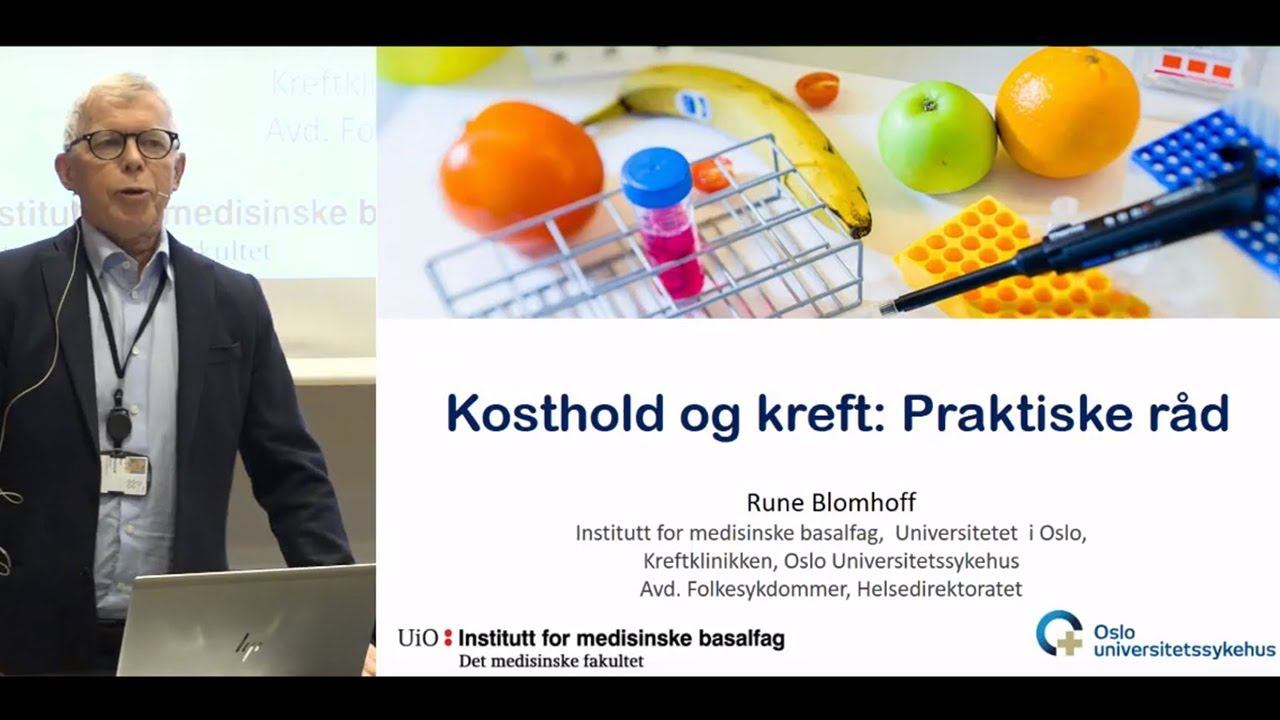 Kosthold og kreft – Praktiske råd смотреть онлайн