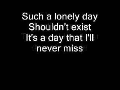 System of a Down Lonely Day + lyrics смотреть онлайн