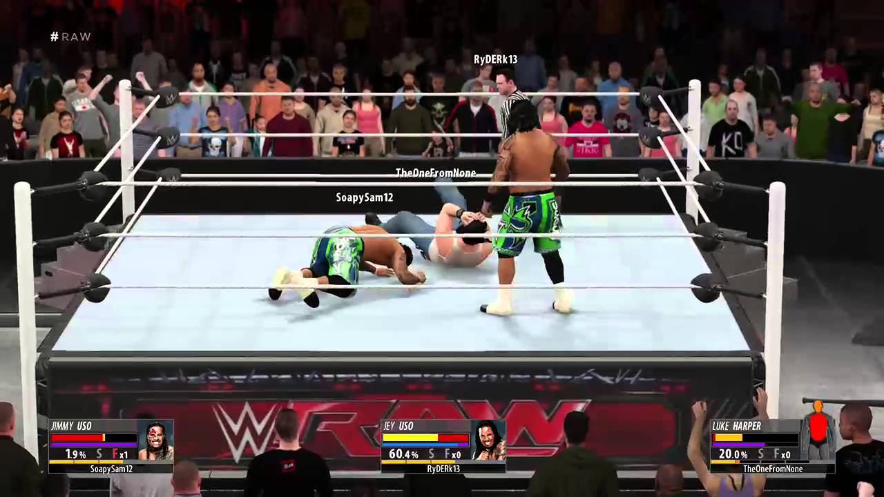 KOTR (Raw): Usos vs Luke Harper (Handicap Match) смотреть онлайн