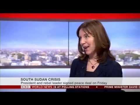 Mary Harper speaking on BBC World TV about South Sudan смотреть онлайн