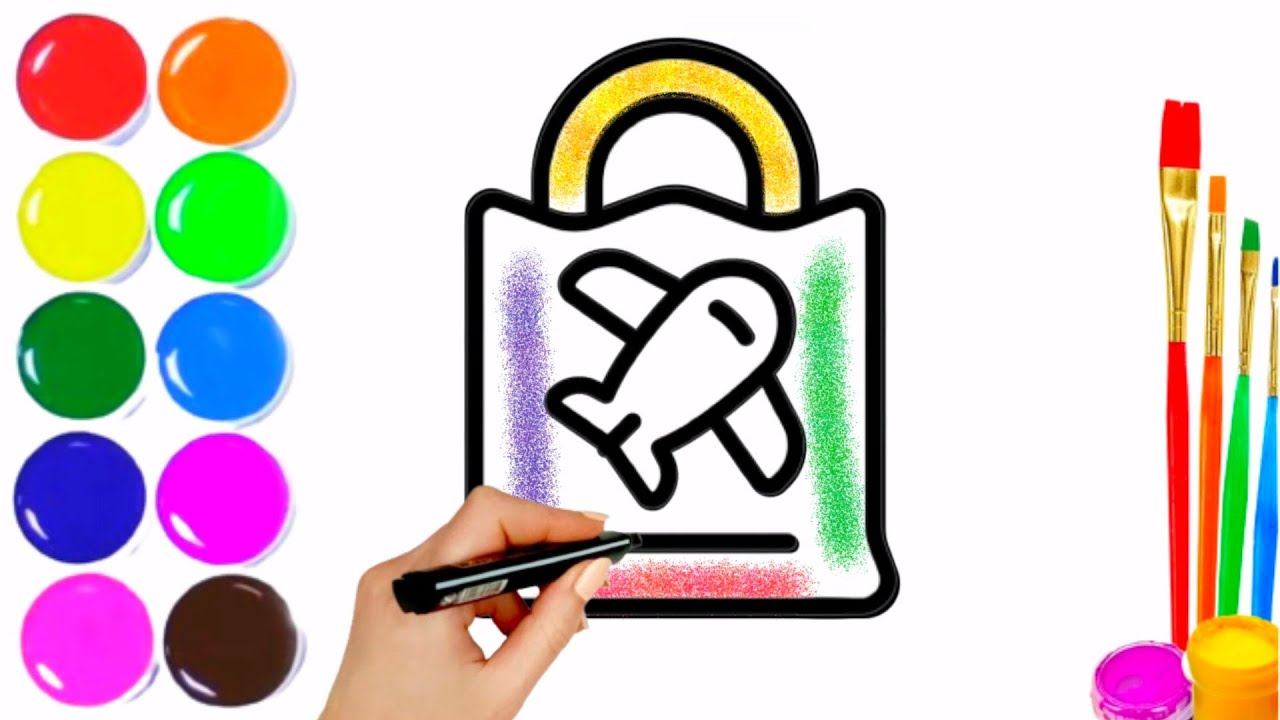 Draw a picture of a bag for children Нарисуйте сумочки для детей बच्चों के बैग का चित्र बनाइए смотреть онлайн