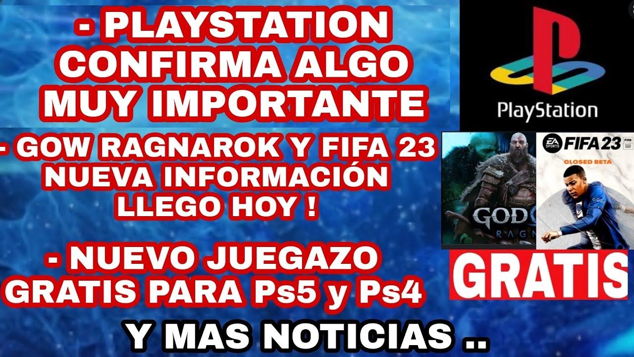 PLAYSTATION CONFIRMA EXCELENTE NOTICIA | Ps5 NUEVO JUEGO GRATIS | FIFA 23 | GOW RAGNAROK смотреть онлайн