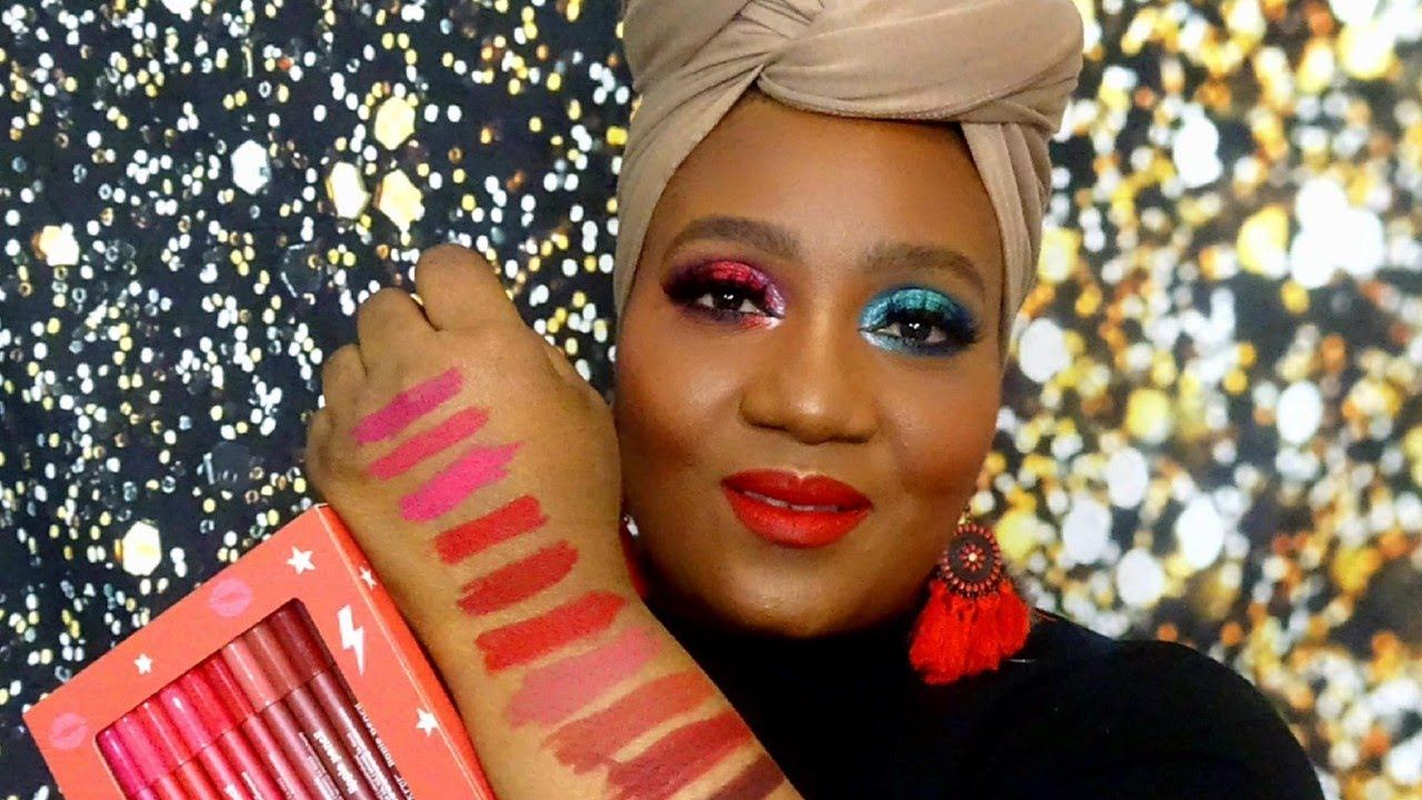 BEST PINK, RED AND BROWN TONE LIP LINERS FOR ALL SKIN TONE | COLOURPOP SWATCH PARTY смотреть онлайн