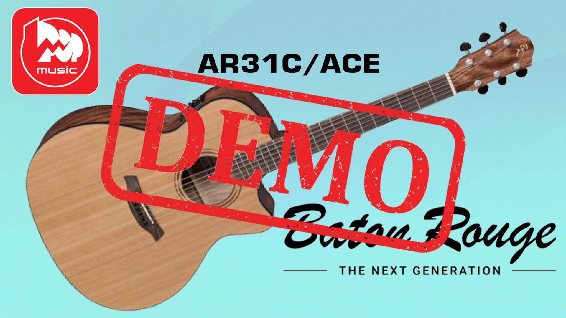 Электроакустика BATON ROUGE AR31C/ACE - демонстрация звучания смотреть онлайн