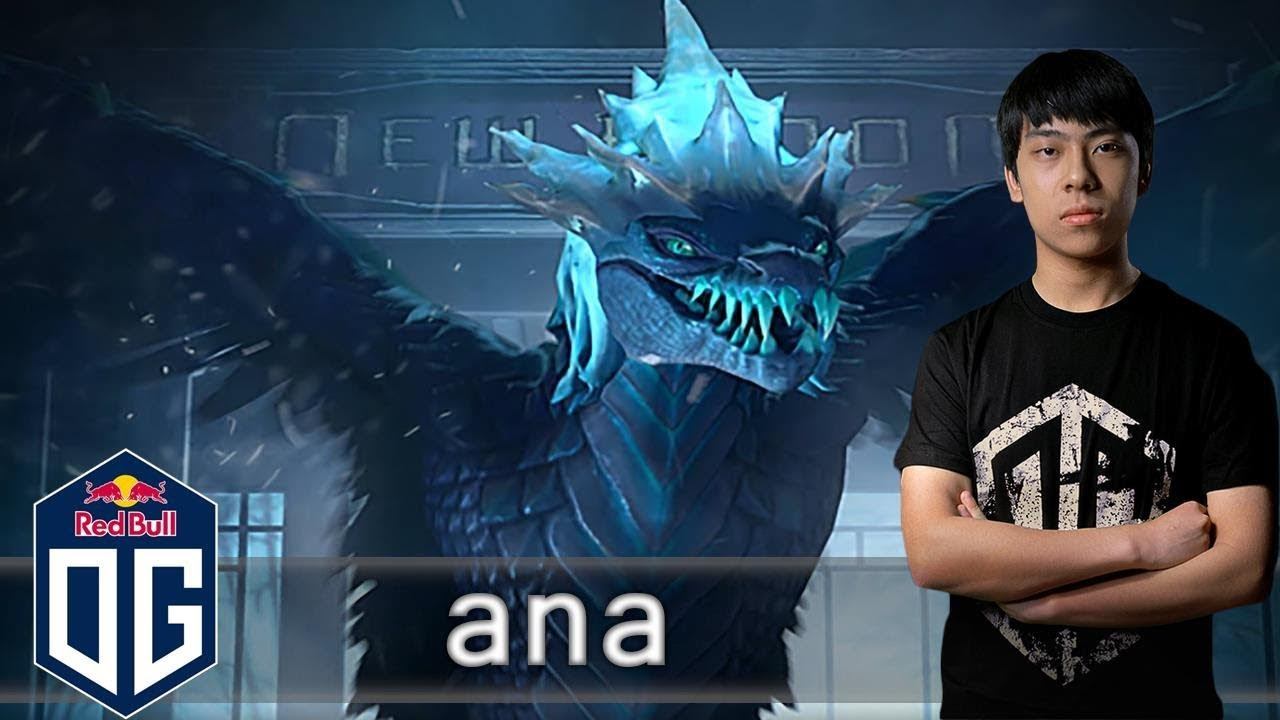 OG.ana Winter Wyvern Gameplay - Unranked Match - OG Dota 2. смотреть онлайн