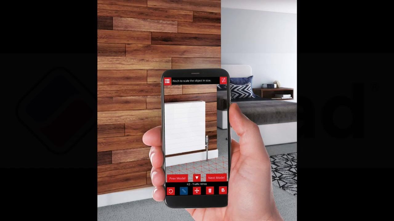 3D Augmented Reality Radiator App | Stelrad - App Launch смотреть онлайн
