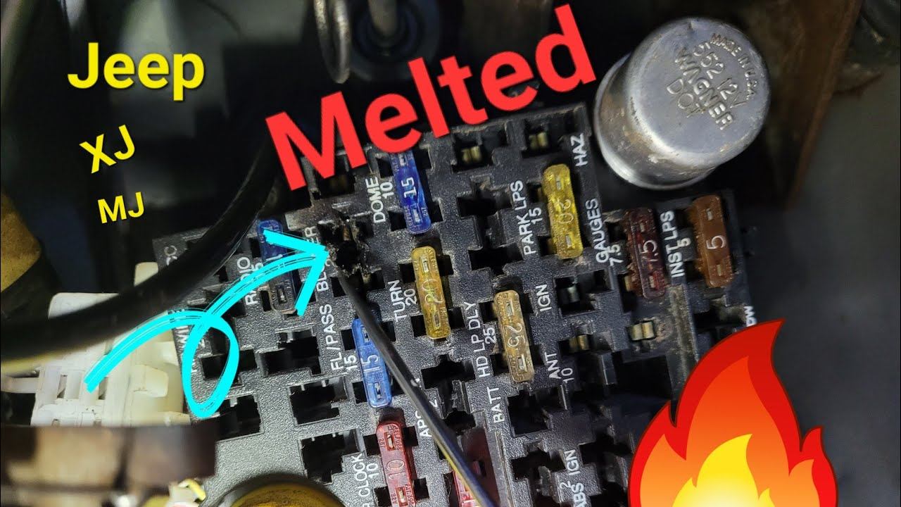 Melted Blower Motor Fuse Repair and Removal of Fuse Box. All caused by Clutch Master Cylinder? #jee смотреть онлайн