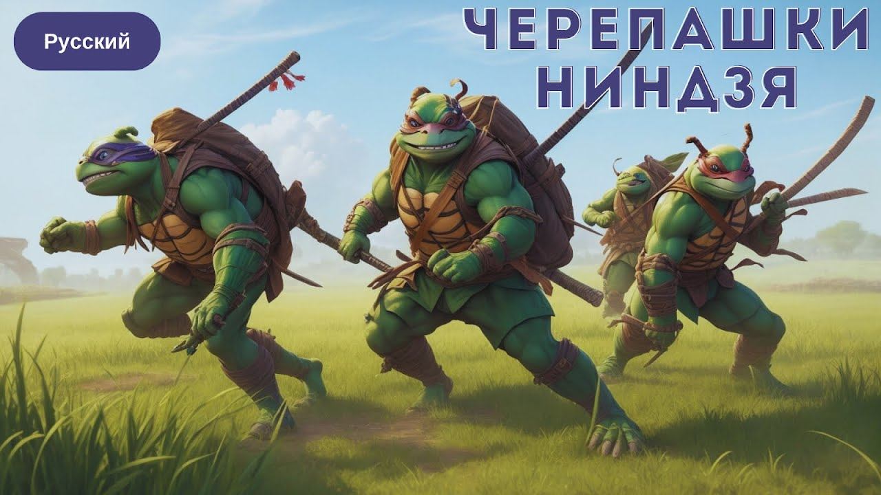 Черепашки ниндзя детская сказка смотреть онлайн