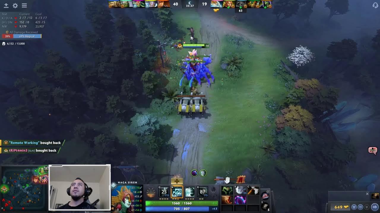 Dota 2 Noob Ranking up | Live!! смотреть онлайн