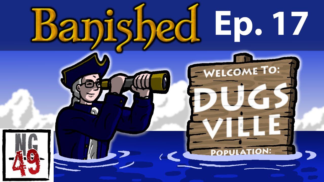 Banished (Water Map) Dugsville - Episode 17 - New Food Industry смотреть онлайн