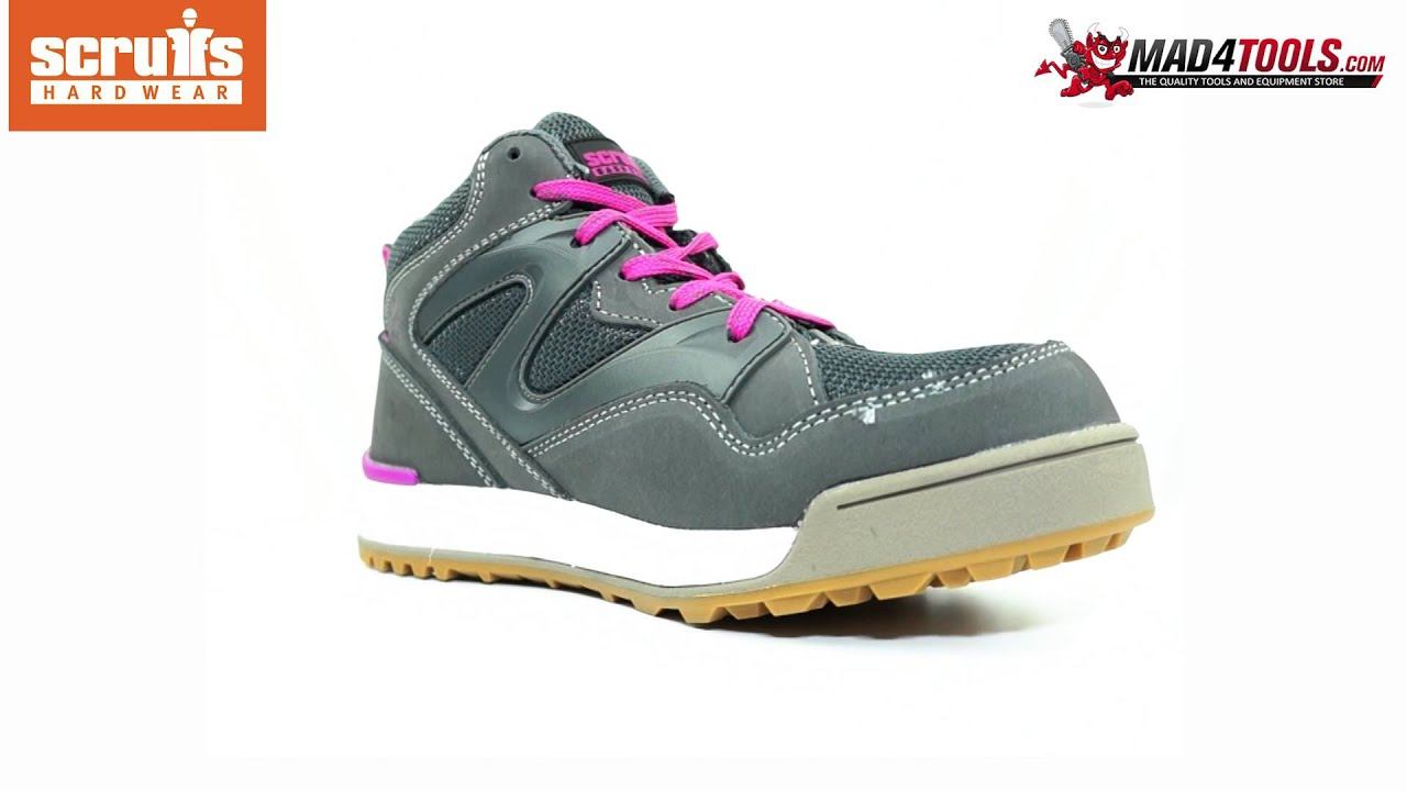 Scruffs WOMEN'S SWITCHBACK Safety Boot Lightweight SBP Rated (Sizes 4-8) смотреть онлайн