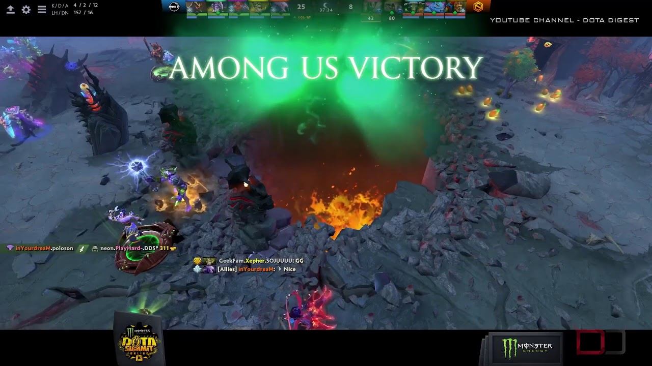 Among Us vs Neon Esports - DOTA Summit Online 13 SEA Dota 2 Highlights. смотреть онлайн