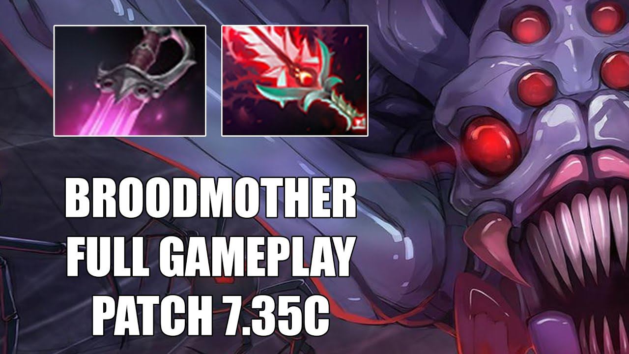 Broodmother Full Gameplay Patch 7.35c - Build Khanda смотреть онлайн