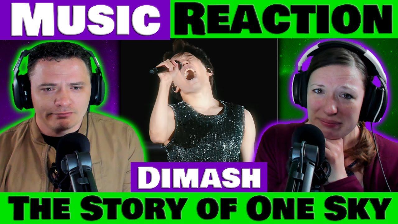 DIMASH - The Story Of One Sky LIVE In Almaty REACTION @DimashQudaibergen_official