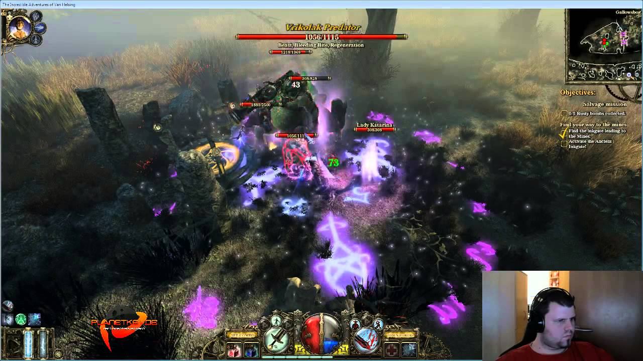 The Incredible Adventures of Van Helsing First Boss Fight - AB Gaming смотреть онлайн