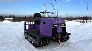 Бортоповоротный вездеход Манул | Первый выезд