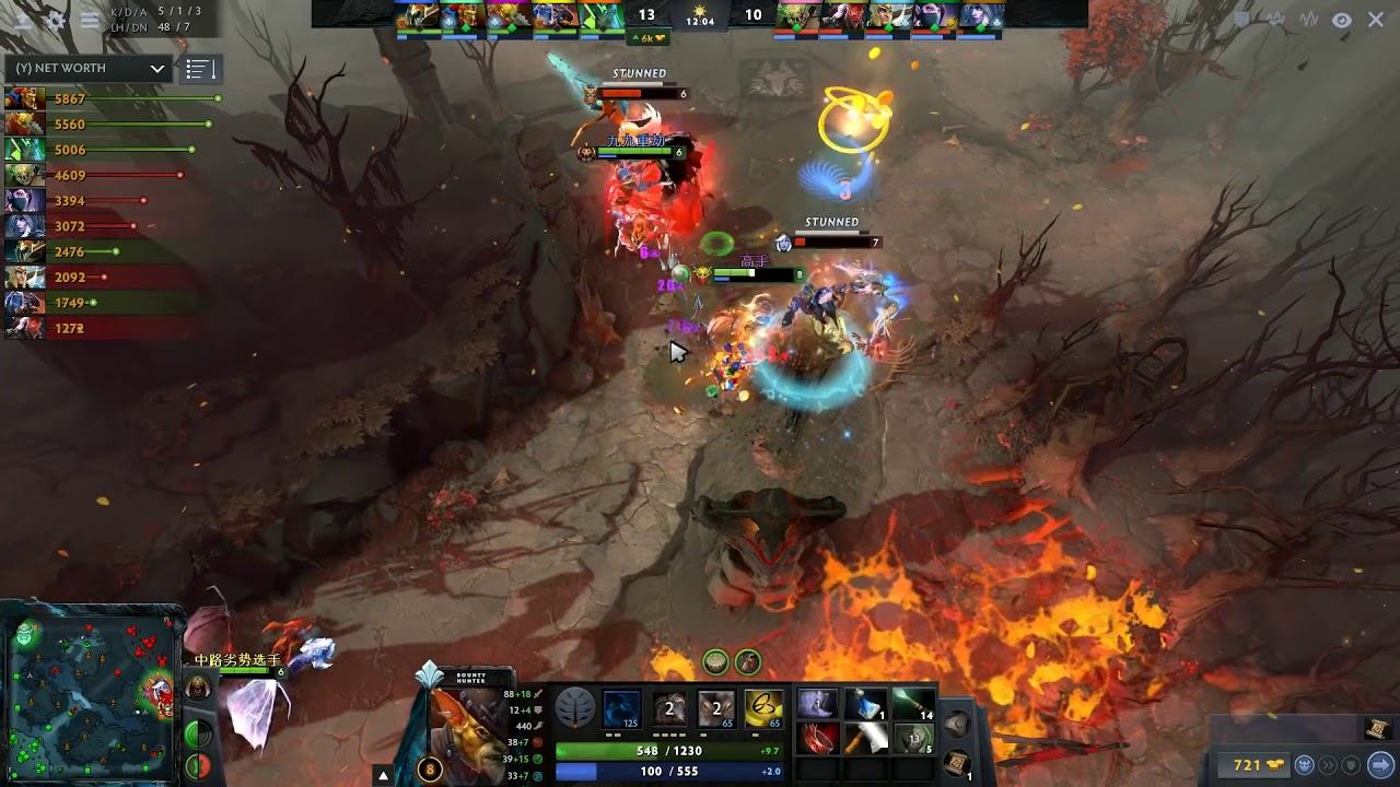 Agressif [Bounty Hunter] 👌 Dota 2 Gosu Gameplay 👌 смотреть онлайн