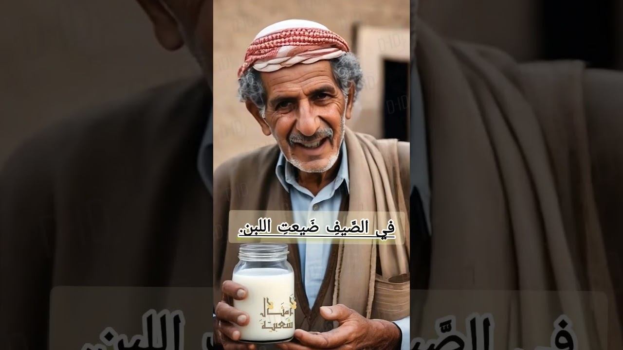 في الصيف ضيعت اللبن | مثل عربي حكيم 100%👌 смотреть онлайн