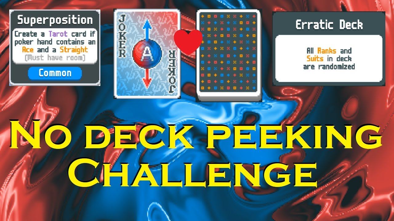 No look Erratic Deck Challenge w/ Straight Flushes смотреть онлайн