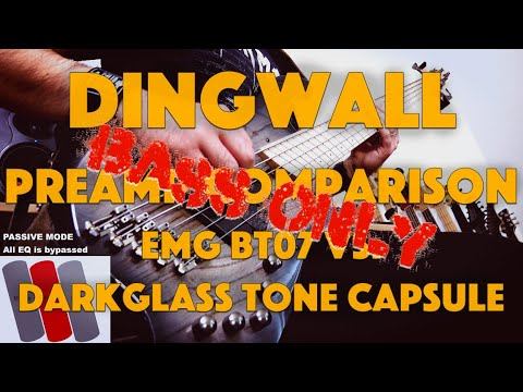 BASS ONLY! DINGWALL COMBUSTION PREAMP COMPARISON: EMG BT07 vs. DARKGLASS TONE CAPSULE смотреть онлайн
