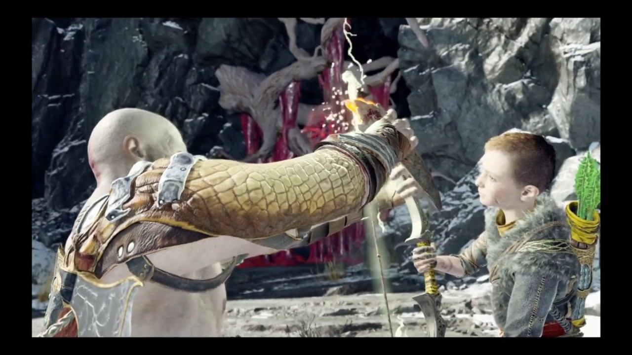 GOD OF WAR 2018 SHORT GAMEPLAY ( AFTER DRAGON BOSS FIGHT ) (PS4) смотреть онлайн