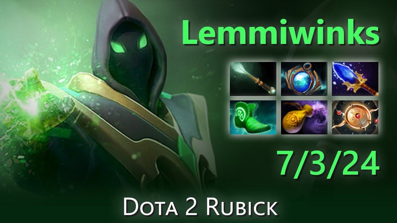 [Top 4 OpenDota Rubick] "Lemmiwinks" 7/3/24 | Dota 2 Rubick highlights смотреть онлайн