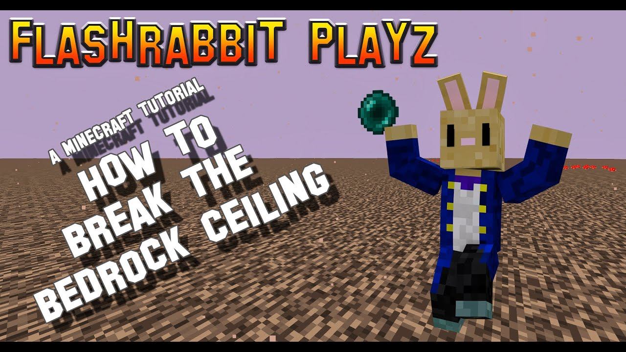 HOW TO BREAK BEDROCK ON TOP OF THE NETHER | Showcasing a super simple method! смотреть онлайн