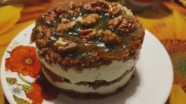 Новогодний десерт за 5 минут, без духовки, без сгущенки, без желатина, без муки! ПОЛЕЗНЫЙ ДЕСЕРТ смотреть онлайн