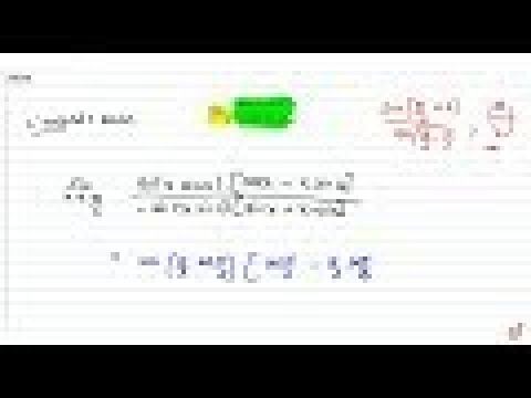 IIT JEE LIMITS AND DERIVATIVES `lim_(x- gt pi/2) sin(xcosx)/cos(xsinx)` смотреть онлайн