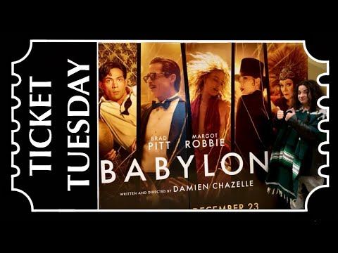 Ticket Tuesday Babylon 2022 (Damien Chazelle) (Brad Pitt) (Margot Robbie) Review смотреть онлайн