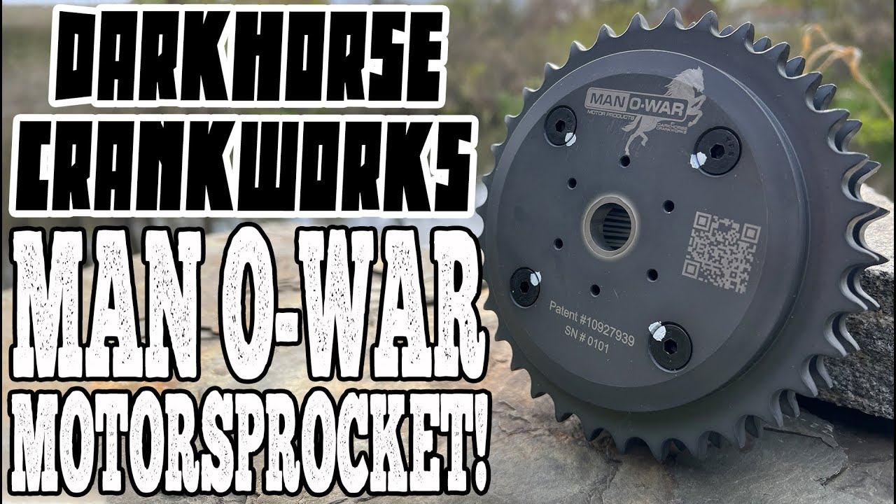 DARKHORSE CRANKWORKS MAN O-WAR MOTORSPROCKET INSTALL!!! смотреть онлайн