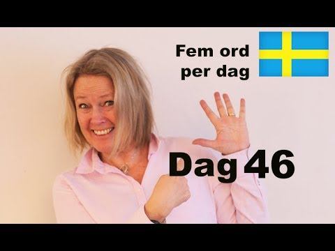 Dag 46 - Fem ord per dag - Reflexiva verb - Lär dig Svenska A1 CEFR @svenskamedmarie смотреть онлайн