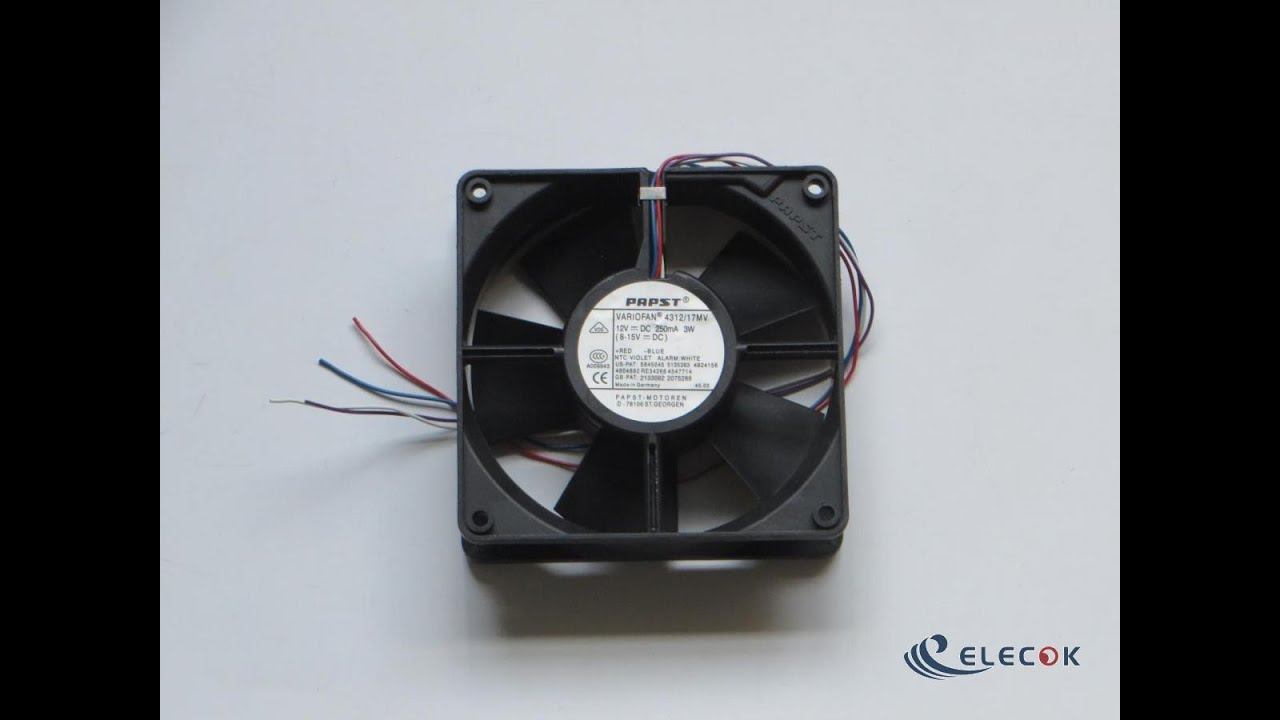 4312/17MV 12V 3W 12032 Fan 4wires смотреть онлайн