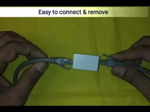 How to Connect two LAN Cables without cutting | Video on RJ45 Cable Jointer @jayshreetelecom смотреть онлайн
