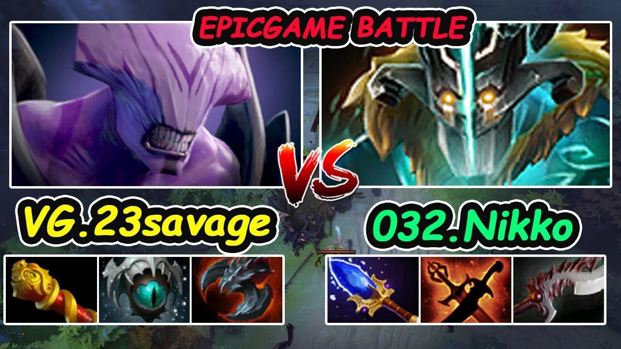 VG 23savage [Faceless Void] 11K MMR Beast Carry vs 032.Nikko [Juggernaut] Epicgame Dota 2 Gameplay смотреть онлайн
