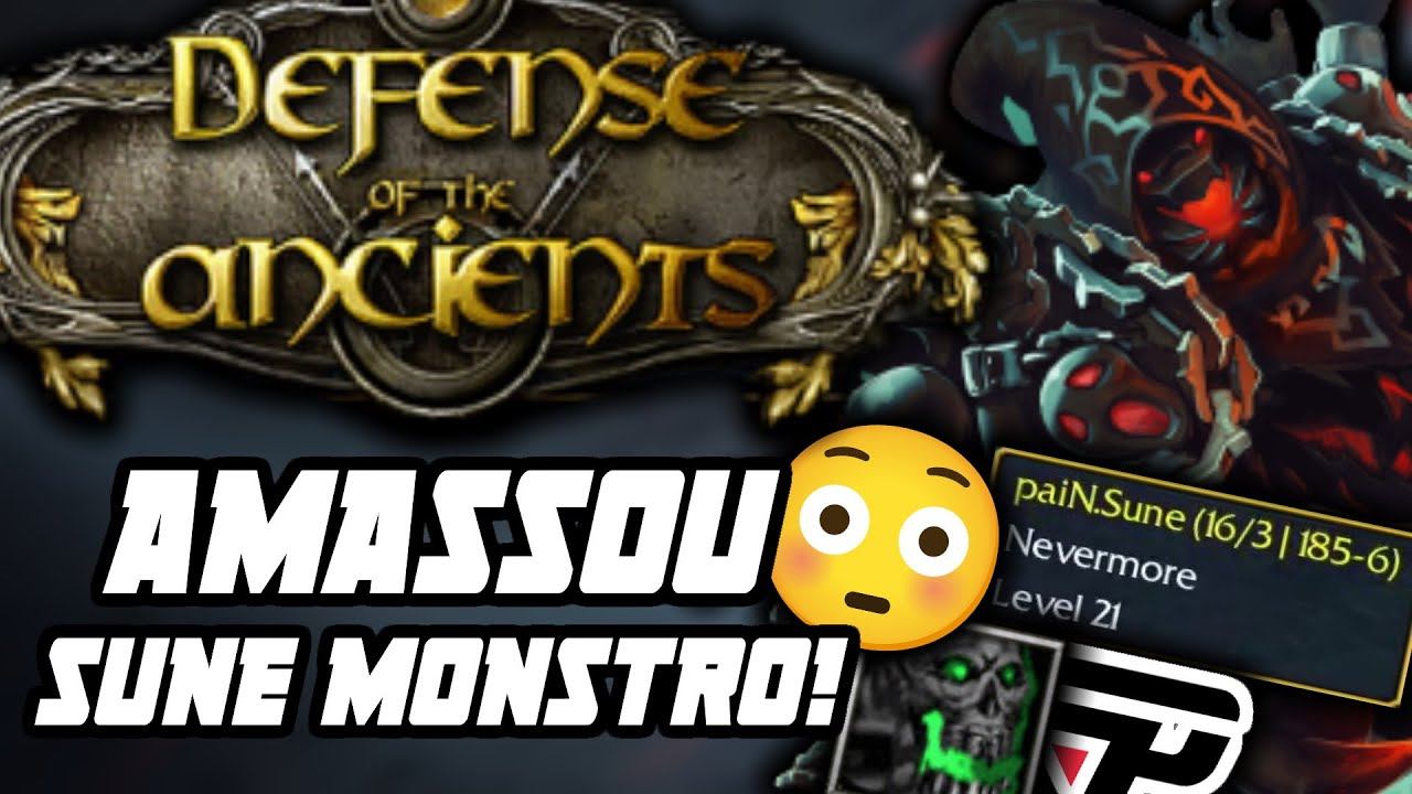 DOTA 1: SUNE, UM MONSTRO DE SHADOW FIEND!!!! Melhor Nevermore do Dotinha BR? Replay paiN vs. AZN смотреть онлайн