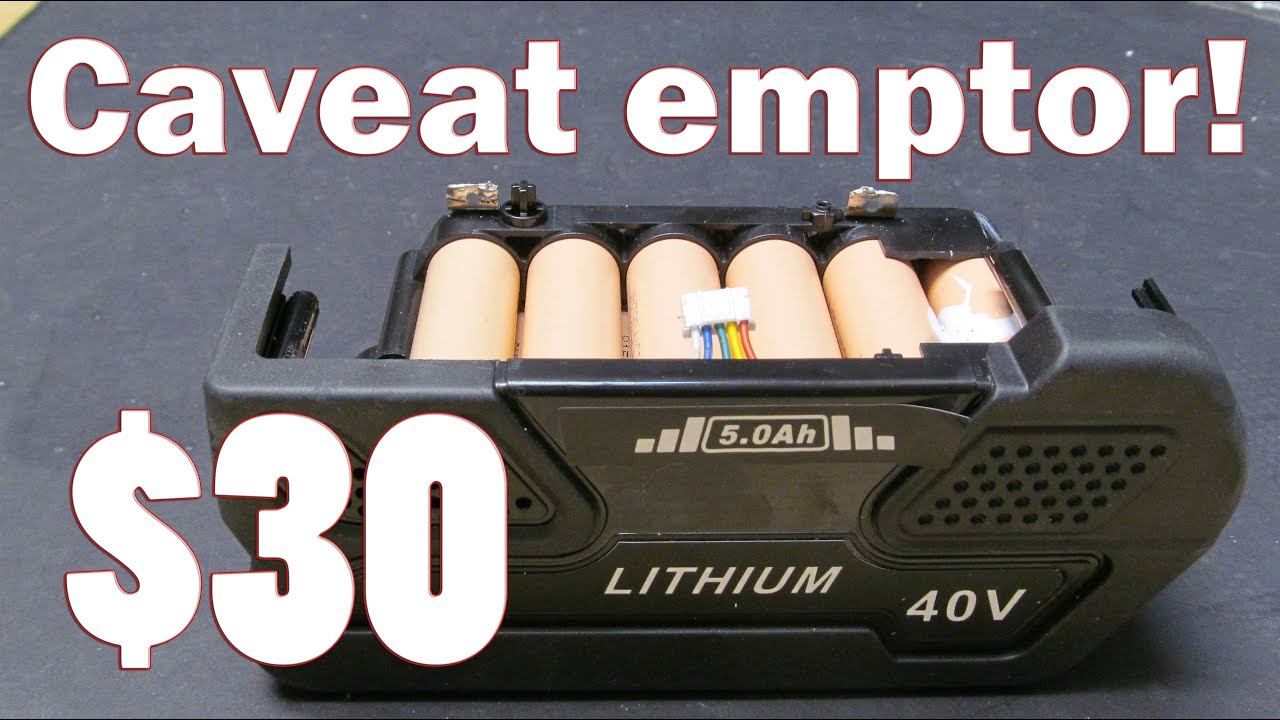 The cheapest power tool battery on the internet: $30 Greenworks 40V 5Ah battery смотреть онлайн