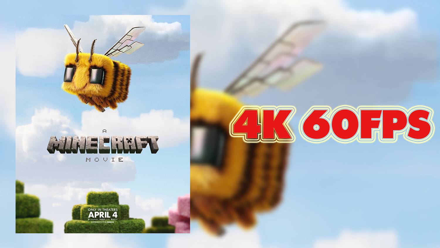 Minecraft в кино (2025) — Русский трейлер 4K 60 FPS | AI upscale смотреть онлайн