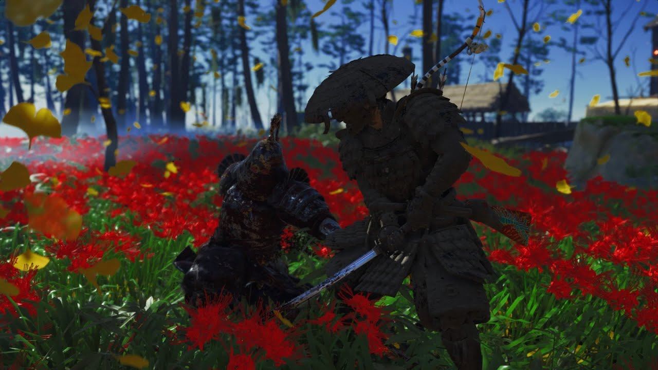 Ghost of Tsushima Duels and standoff montage (!!!!GOD MODE!!!!) смотреть онлайн