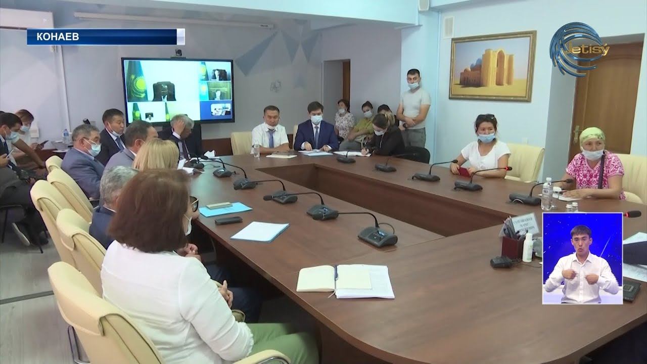 Аким Алматинской области Марат Султангазиев провел общественный прием смотреть онлайн