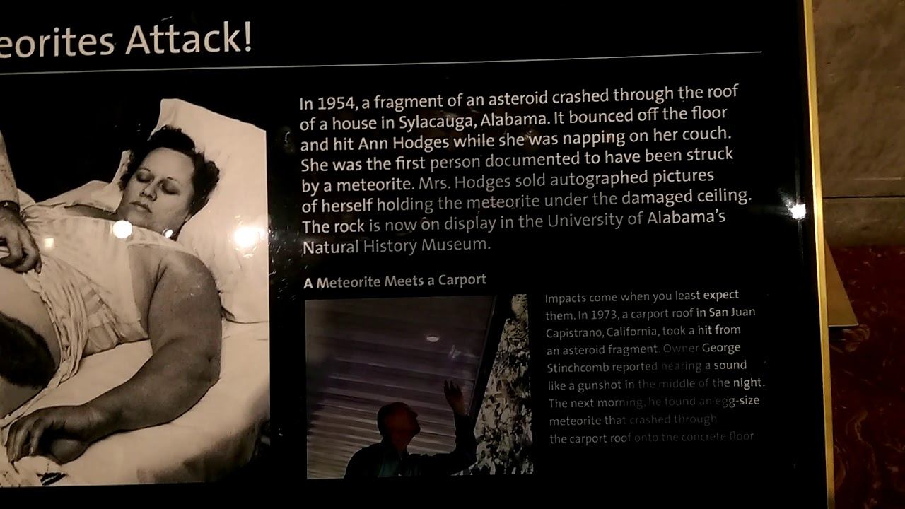 Ann Hodges - First person to be struck by a meteorite смотреть онлайн