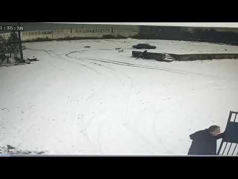 Дрифт зимой на жигулях, ВАЗ 2106 реально валит смотреть онлайн
