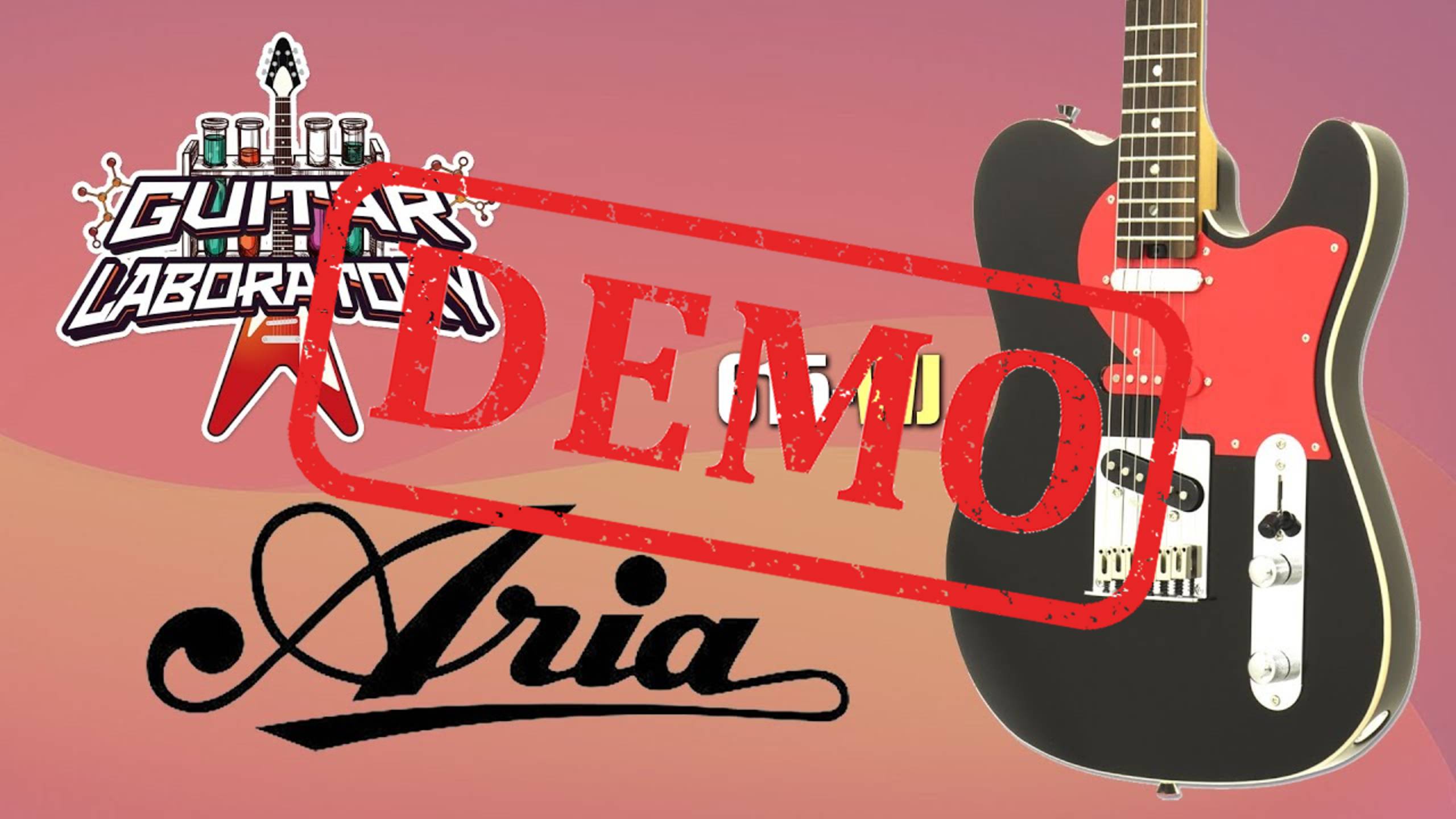 Электрогитара ARIA 615-WJ BK - демонстрация звучания смотреть онлайн