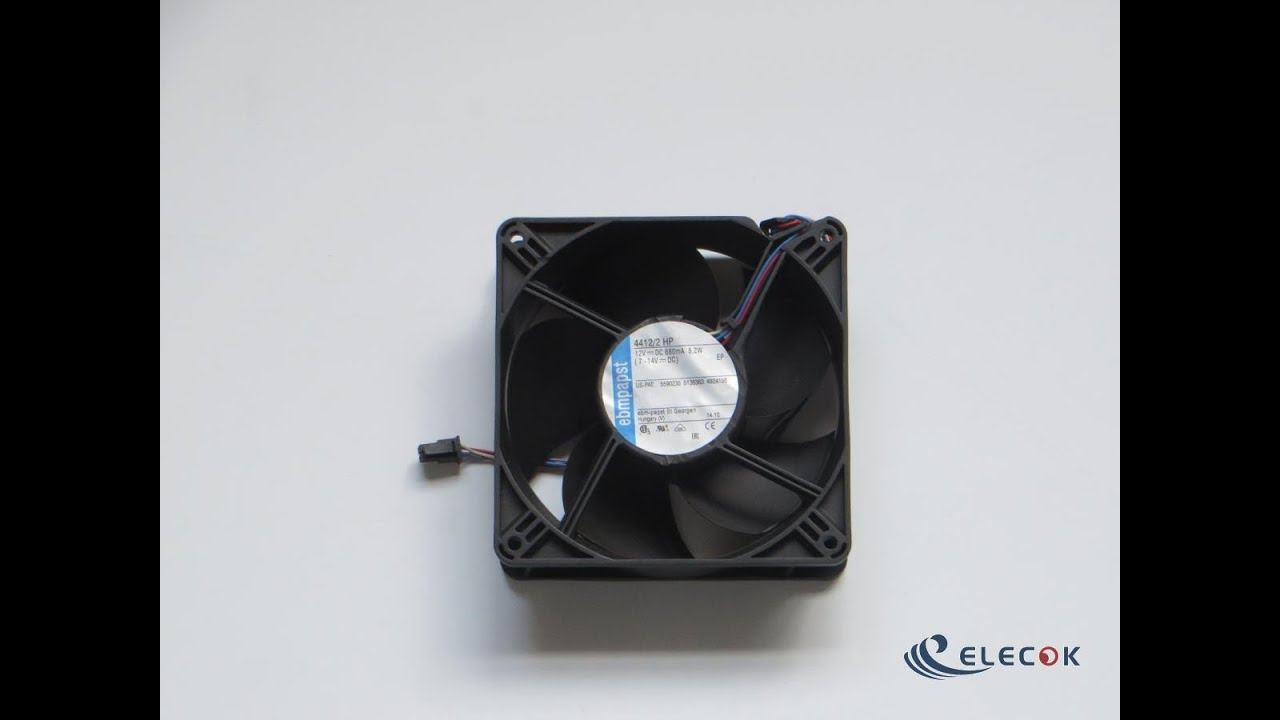 4412/2HP 12V 680mA 8.2W 4wires Cooling Fan смотреть онлайн
