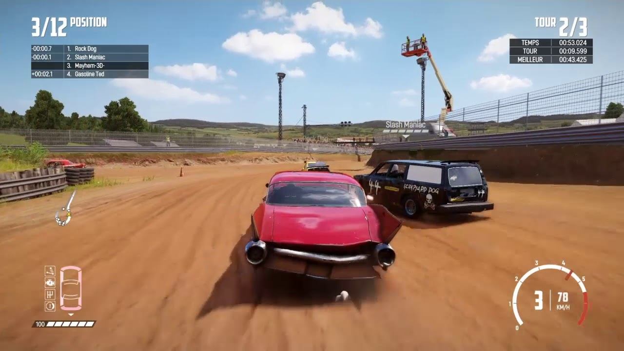 Wreckfest VS FlatOut 4 · Same race ! смотреть онлайн